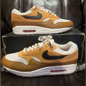 Nike Air Max 1 Flax British Tan. Brand New Size 10. Mens No Box